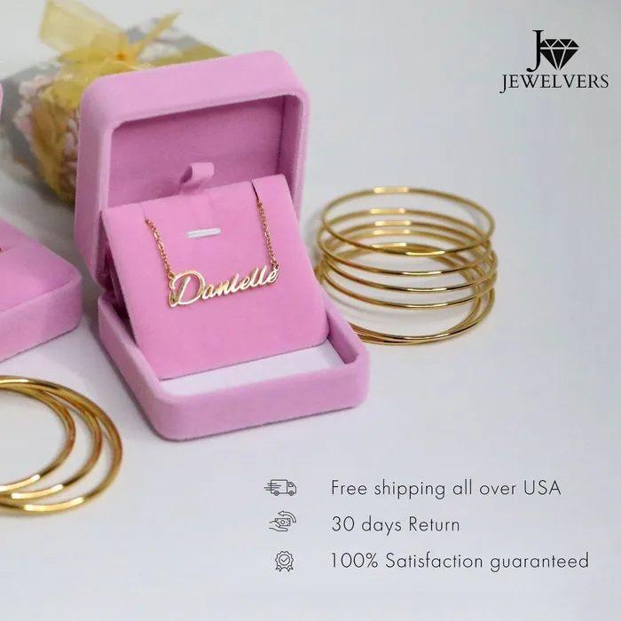 Jewelvers Necklaces 18K GoldFilled Beaded Layering Necklace for Women