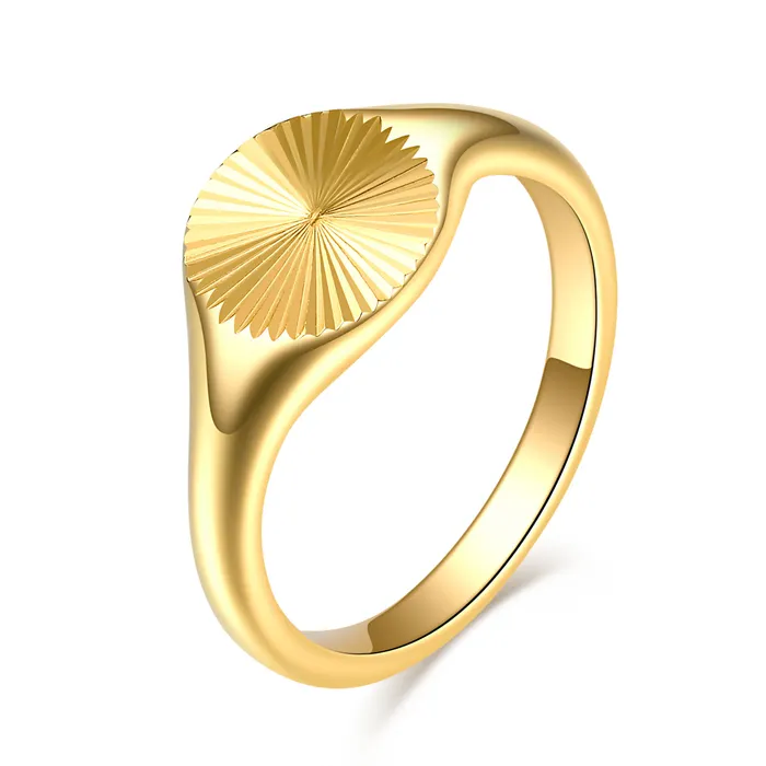 Jewelvers Rings 18K GoldFilled Sunburst Ring