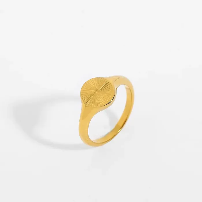 Jewelvers Rings 18K GoldFilled Sunburst Ring Jewelvers Rings 18K GoldFilled Sunburst Ring