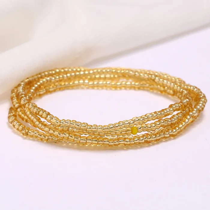 Jewelvers Rings Slimming Elastic Waist Band Gold Color Waist Beads African Waist Beads Jewelvers Rings Slimming Elastic Waist Band Gold Color Waist Beads African Waist Beads
