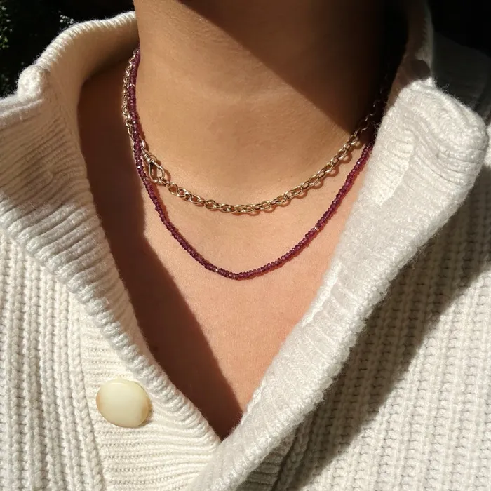 Lil Nice Things Tutti Frutti Gemstone Necklace Necklaces