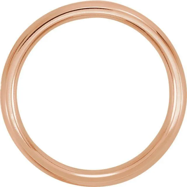 Matthew Comfort Fit Milgrain Band Fire Brilliance Rings