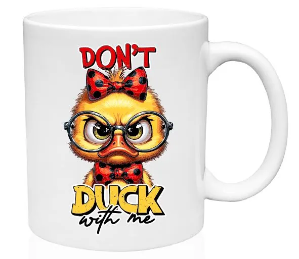 MG75 Dont Duck With Me Coffee Mug Sand Dollar Sales Necklaces