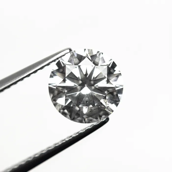 Misfit Diamonds 210ct 818x815x506mm SI3 Fancy Grey Round Brilliant 1941701 Rings