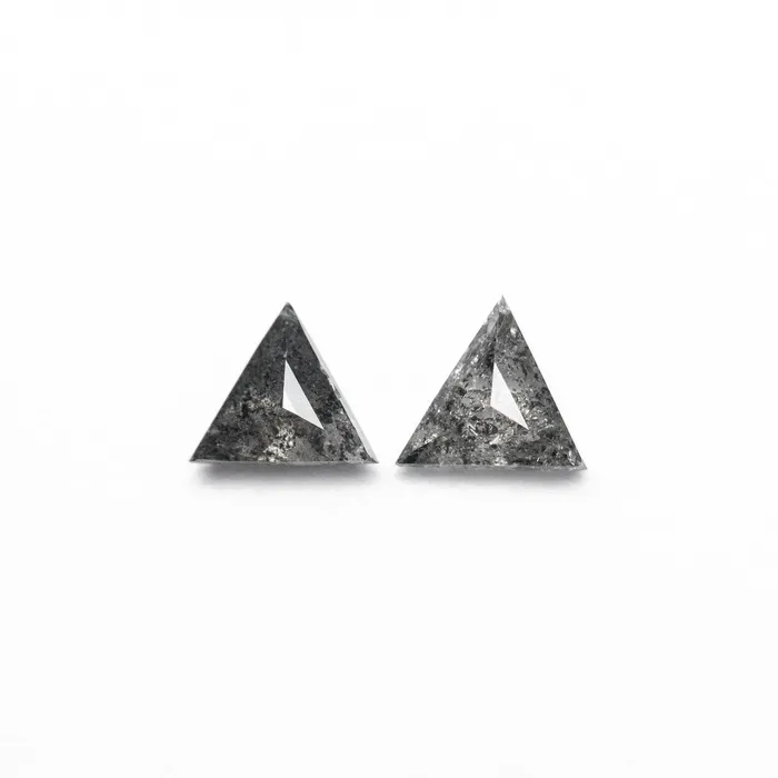 Misfit Diamonds Earrings 025cttw 2pc 354x406x151mm 431x359x154mm Triangle Rosecut Matching Pair 2448801 Misfit Diamonds Earrings 025cttw 2pc 354x406x151mm 431x359x154mm Triangle Rosecut Matching Pair 2448801