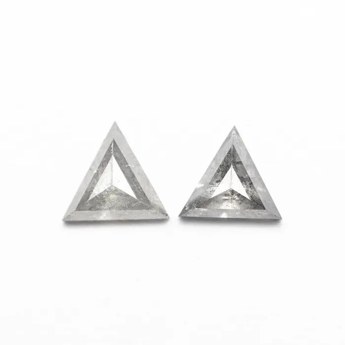 Misfit Diamonds Earrings 044cttw 2pc 460x554x167mm 438x522x167mm Triangle Rosecut Matching Pair 2238119 Misfit Diamonds Earrings 044cttw 2pc 460x554x167mm 438x522x167mm Triangle Rosecut Matching Pair 2238119