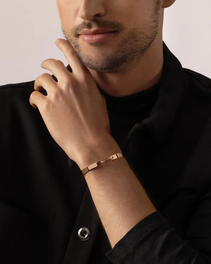 Monday Morning GM Mood Bangle in Rose Gold Mood Bracelets
