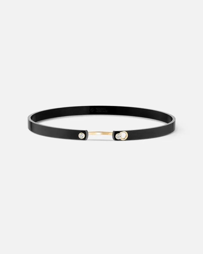 Mood Bracelets Midnight In Manhattan Mood Bangle in Yellow Gold