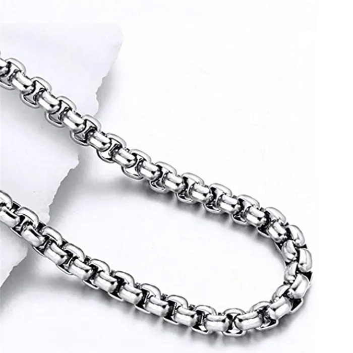 N2223 Silver 23 Chain Necklace 01 Necklaces