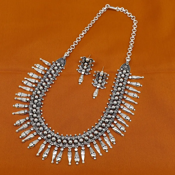 Necklaces 925 sterling silver handcrafted vintage design ethnic necklace excellent wedding gifting tribal brides belly dance jewelry india nec293 TRIBAL ORNAMENTS
