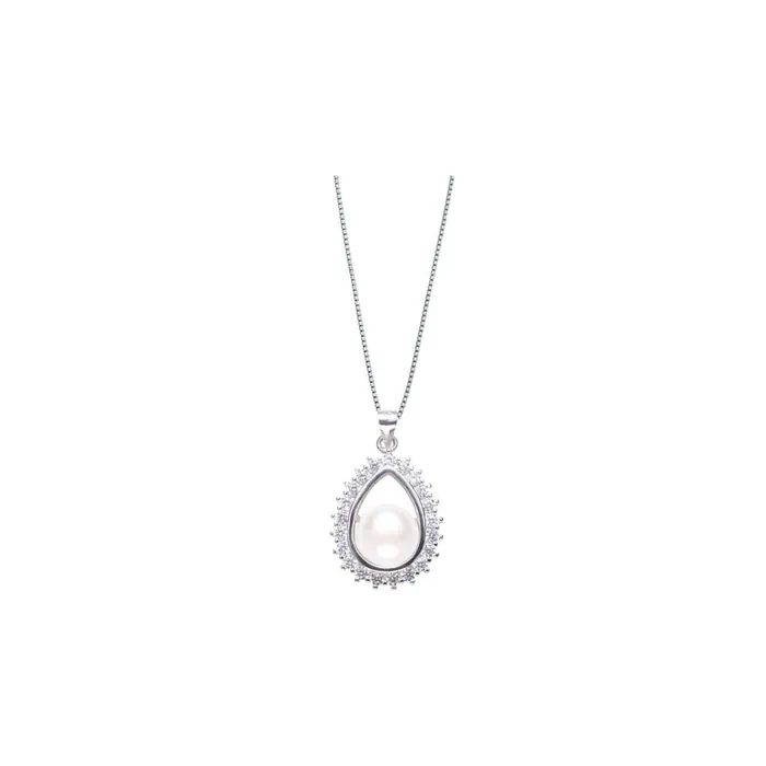 Necklaces Elegant Freshwater Pearl Necklace WN00026 Pearly Lustre