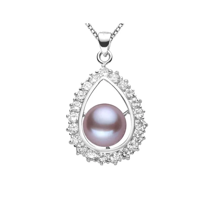 Necklaces Elegant Freshwater Pearl Necklace WN00026 Pearly Lustre