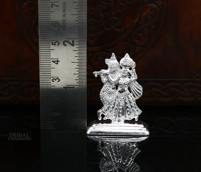 Necklaces Hindu idol Radha krishna tiny statue amazing Rasleela dancing krishna and Radha lord krishna figurine love article to gift her art491 TRIBAL ORNAMENTS