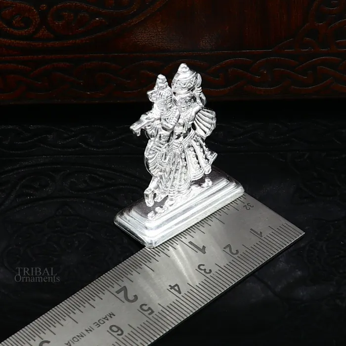Necklaces Hindu idol Radha krishna tiny statue amazing Rasleela dancing krishna and Radha lord krishna figurine love article to gift her art491 TRIBAL ORNAMENTS