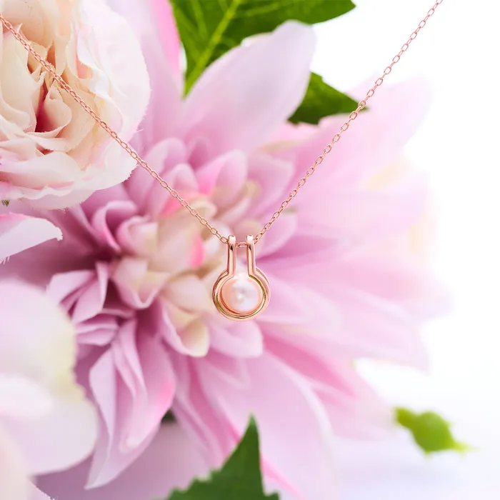 Necklaces New Yorker Freshwater Pearl Necklace WN00124 Pearly Lustre