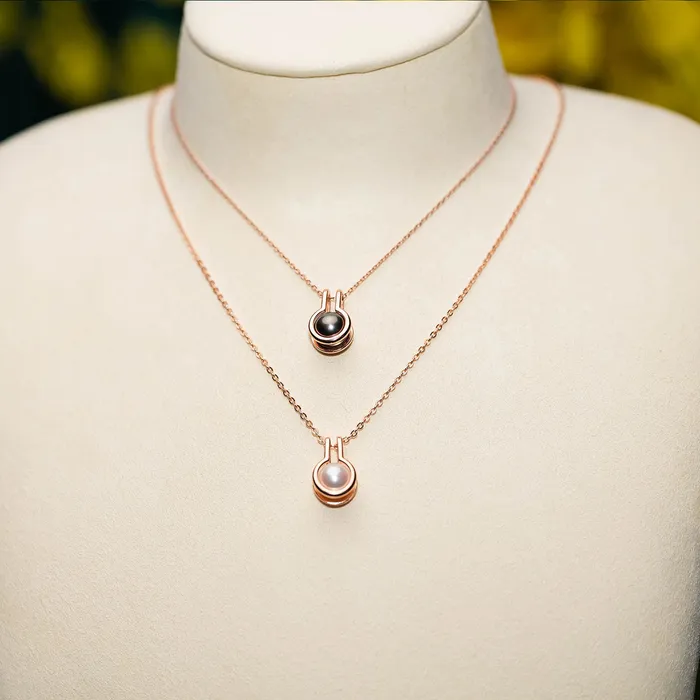 Necklaces New Yorker Freshwater Pearl Necklace WN00124 Pearly Lustre