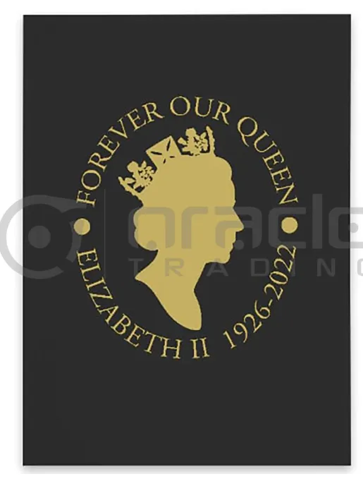 Necklaces Oracle Trading Forever Our Queen Gold Black Tea Towel