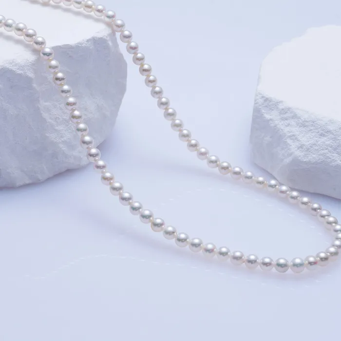 Necklaces Pearly Lustre 18k Gold Top Lustre Akoya Pearl Necklace KN00219