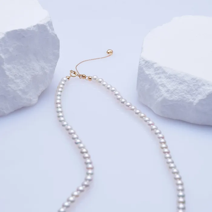 Necklaces Pearly Lustre 18k Gold Top Lustre Akoya Pearl Necklace KN00219
