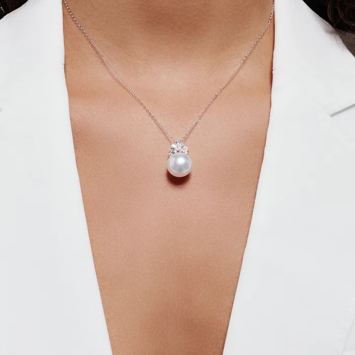 Necklaces Pearly Lustre 18K Solid Gold Australian White South Sea Pearl Necklace KN00286 Necklaces Pearly Lustre 18K Solid Gold Australian White South Sea Pearl Necklace KN00286