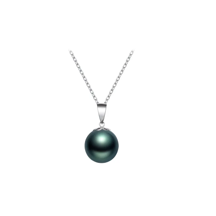 Necklaces Pearly Lustre 18K Solid Gold Saltwater Tahitian Pearl Necklace KN00017 Necklaces Pearly Lustre 18K Solid Gold Saltwater Tahitian Pearl Necklace KN00017