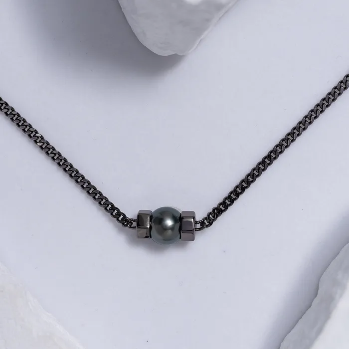 Necklaces Pearly Lustre Tahitian Pearl Necklace WN00529 HEXAGON