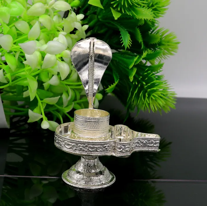 Necklaces TRIBAL ORNAMENTS 925 fine solid sterling silver lord shiva lingam standjalheri use for puthold shiva lingam in home temple awesome handmade article su168