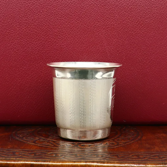 Necklaces TRIBAL ORNAMENTS 925 sterling silver handmade water milk baby glass tumbler silver tumbler silver baby food dining flask silver utensils gift sv217