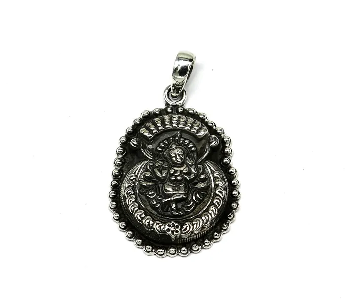 Necklaces TRIBAL ORNAMENTS 925 sterling silver Vintage antique design handmade God Krishna fabulous pendant tribal belly dance temple jewelry from india ssp589 Necklaces TRIBAL ORNAMENTS 925 sterling silver Vintage antique design handmade God Krishna fabulous pendant tribal belly dance temple jewelry from india ssp589