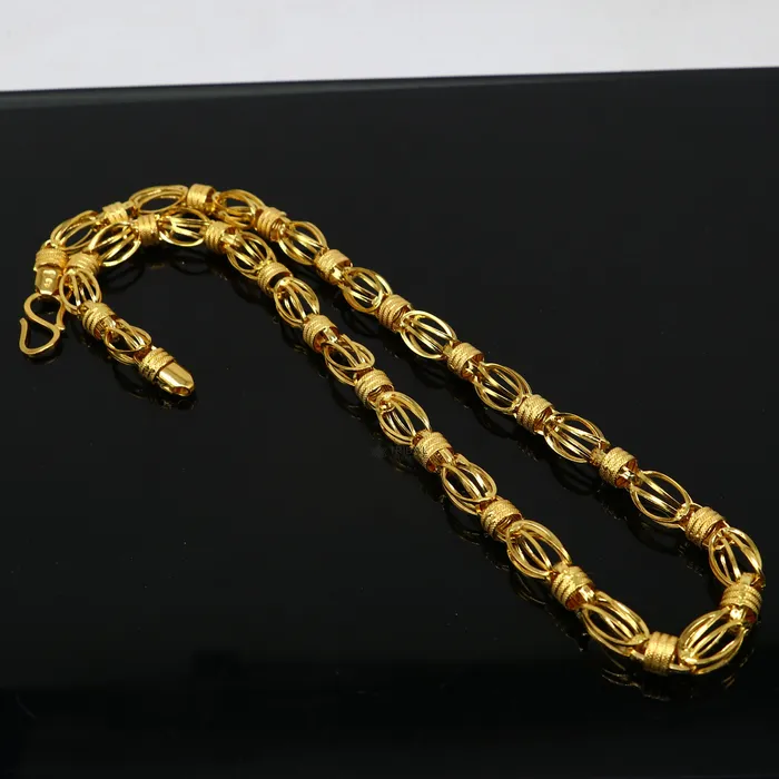 Necklaces TRIBAL ORNAMENTS Hallmarked 22kt 22ct yellow gold handmade certified gold byzantine luxury gifting chain necklace all sized mens chain necklace gch582 Necklaces TRIBAL ORNAMENTS Hallmarked 22kt 22ct yellow gold handmade certified gold byzantine luxury gifting chain necklace all sized mens chain necklace gch582