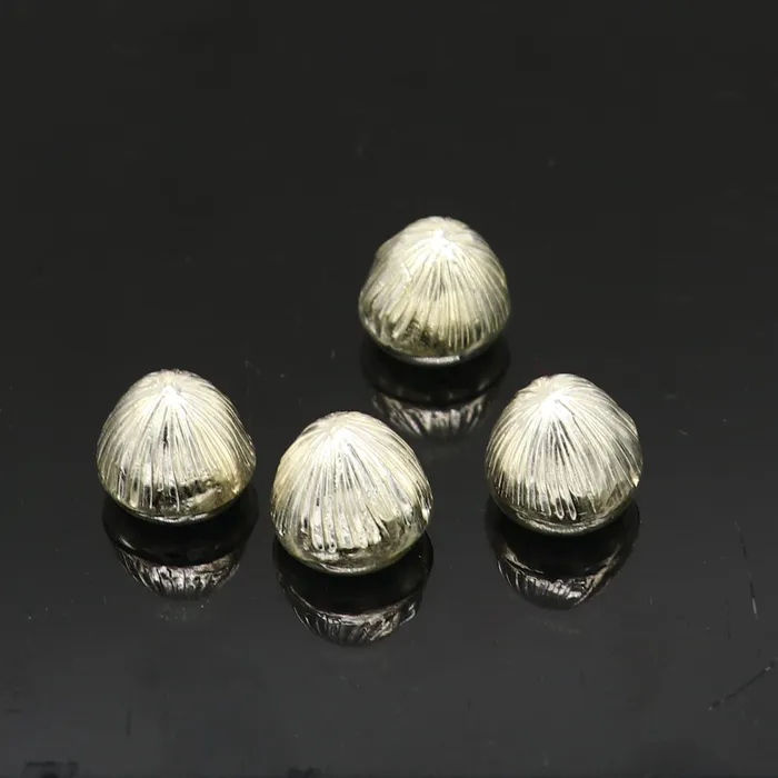Necklaces TRIBAL ORNAMENTS Sterling silver handmade betal palm tree seed silver Supari puja article silver betel worshipping art utensils su365
