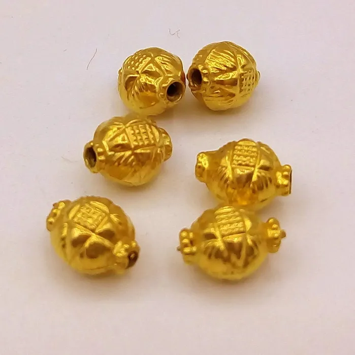 Necklaces TRIBAL ORNAMENTS Vintage antique design handmade gorgeous lot 6 pieces 22kt yellow gold beads jewelry findings use to custom jewelry making ideas from india Necklaces TRIBAL ORNAMENTS Vintage antique design handmade gorgeous lot 6 pieces 22kt yellow gold beads jewelry findings use to custom jewelry making ideas from india