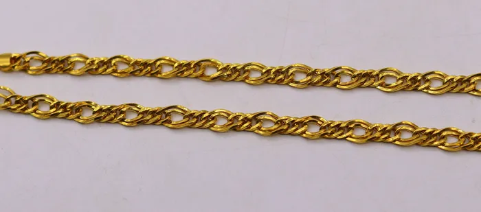 Necklaces TRIBAL ORNAMENTS Vintage stylish handmade fabulous double link chain 21 inches necklace unisex jewelry from Rajasthan India