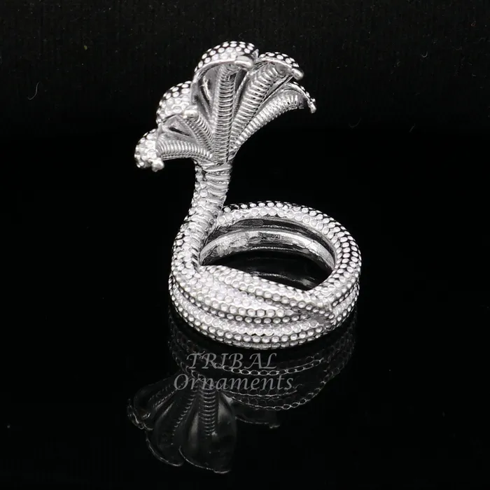Necklaces TRIBALORNAMENT 925 sterling silver solid divine panchmukhi Sheshnag wonderful shiva snake amazing puja articles or utensils for home or temple art565