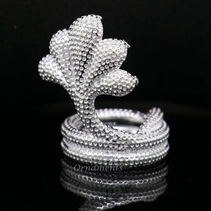 Necklaces TRIBALORNAMENT 925 sterling silver solid divine panchmukhi Sheshnag wonderful shiva snake amazing puja articles or utensils for home or temple art565