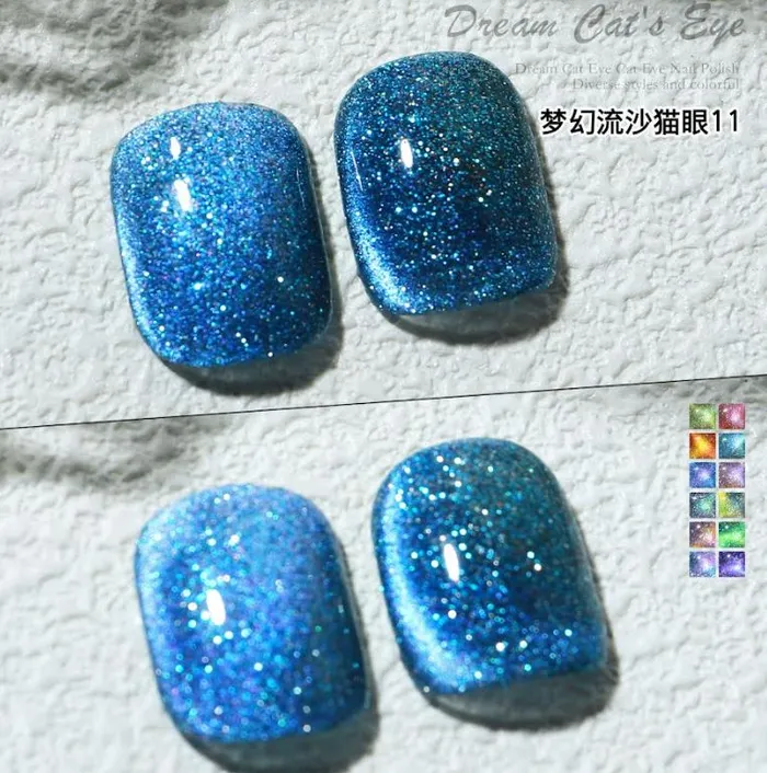 NS342 Cat Eye Gel Nail Polish 11 POLLY Earrings