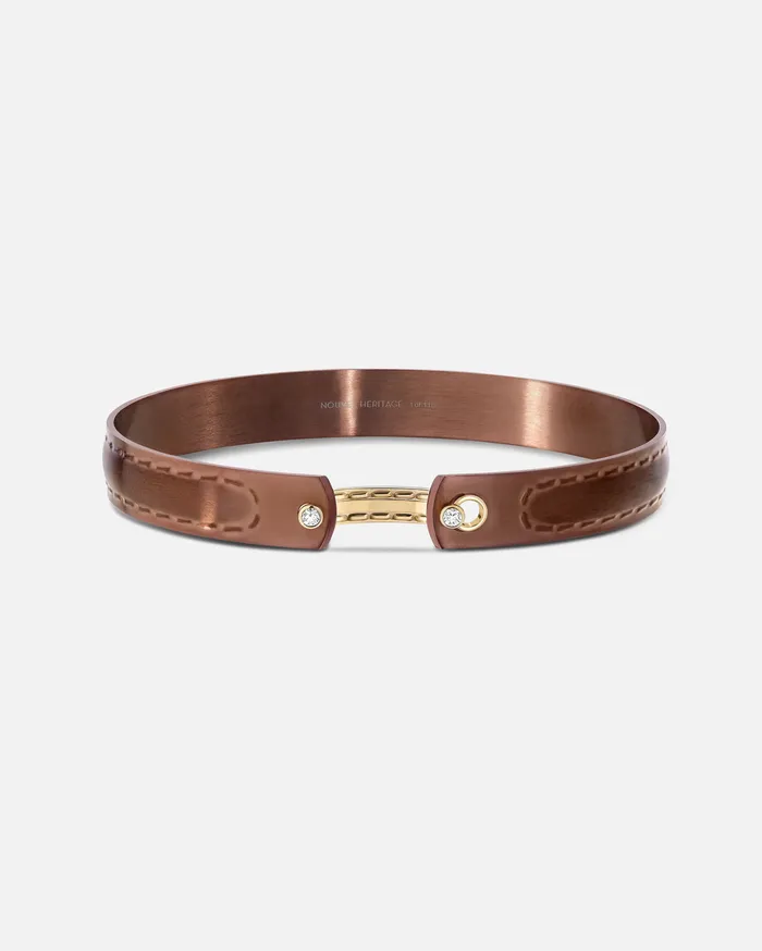 On The Rocks Mood Bangle in Yellow Gold Mood Bracelets