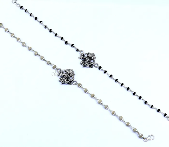 Panchmukhi hanuman holy basil rosary beads Rakhi 925 sterling silver handmade Rakhi bracelet amazing Tulsi beaded bracelet rk203 TRIBAL ORNAMENTS Bracelets Panchmukhi hanuman holy basil rosary beads Rakhi 925 sterling silver handmade Rakhi bracelet amazing Tulsi beaded bracelet rk203 TRIBAL ORNAMENTS Bracelets