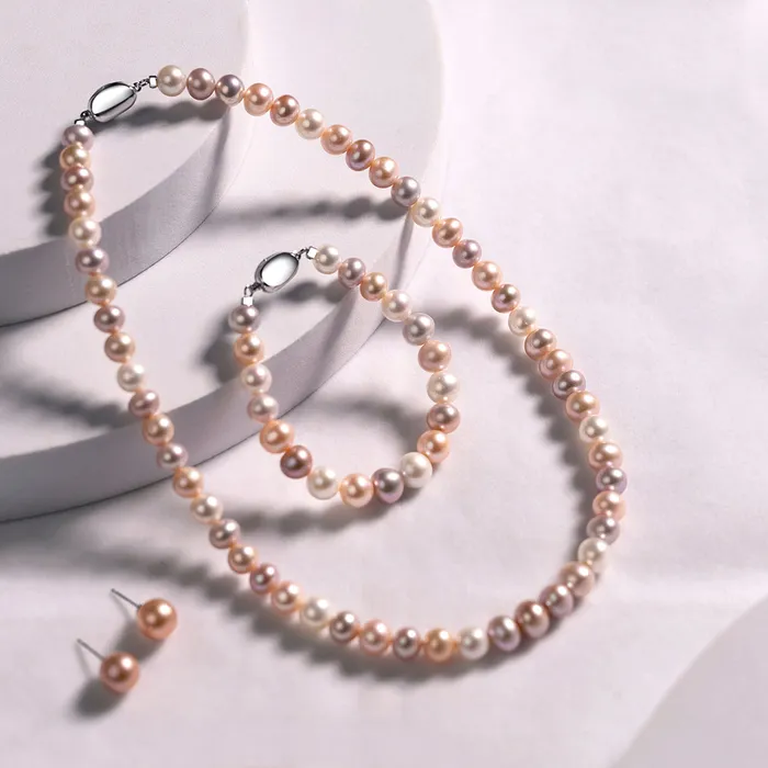 Pearly Lustre Bracelets Excellent Lustre Candy Freshwater Pearl Bracelet WB00174