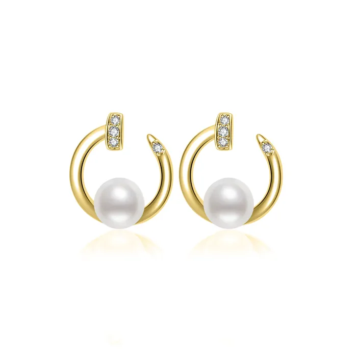 Pearly Lustre Earrings New Yorker Freshwater Pearl Earrings WE00539