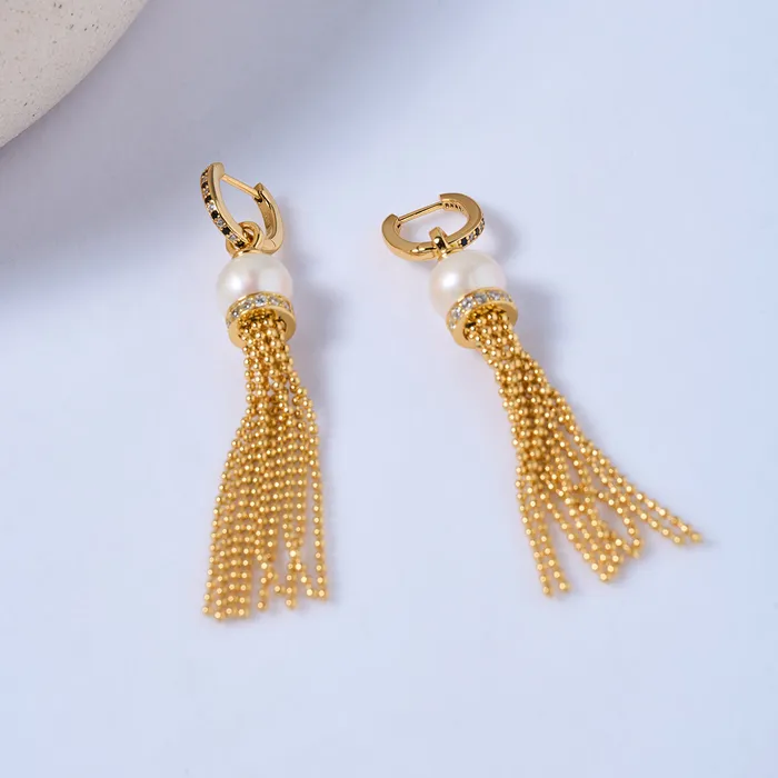 Pearly Lustre Earrings Top Lustre Freshwater Pearl Earrings WE00728 SAFARI
