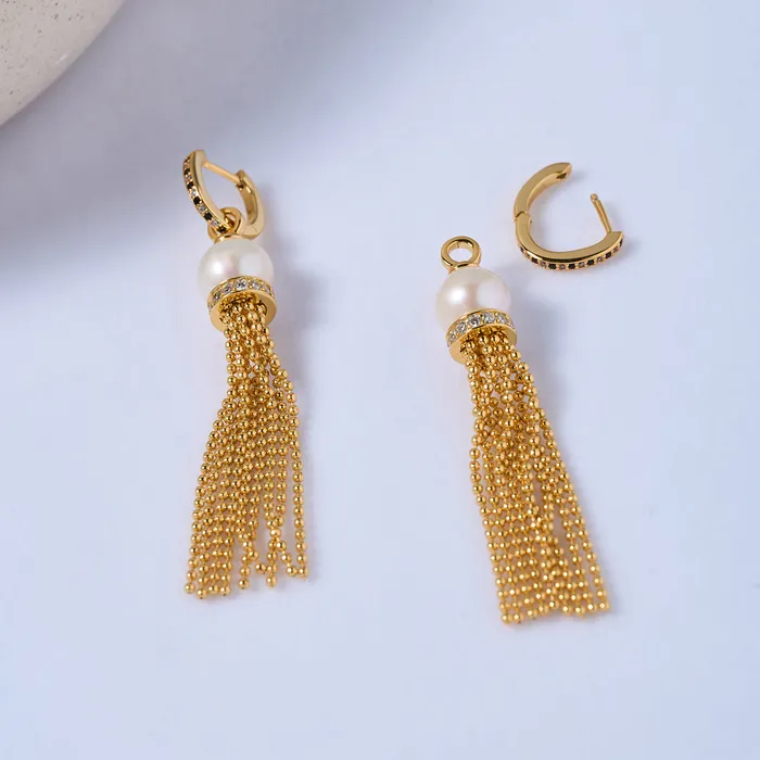 Pearly Lustre Earrings Top Lustre Freshwater Pearl Earrings WE00728 SAFARI