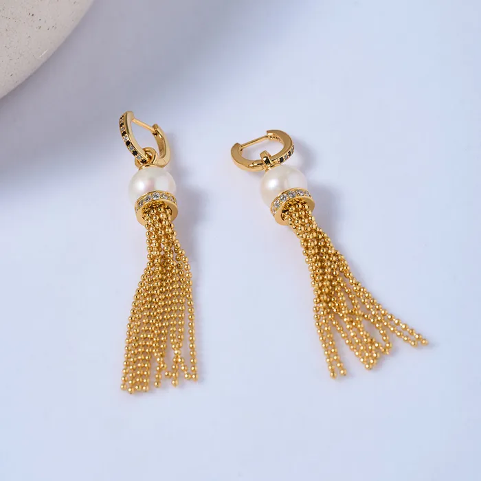 Pearly Lustre Earrings Top Lustre Freshwater Pearl Earrings WE00728 SAFARI