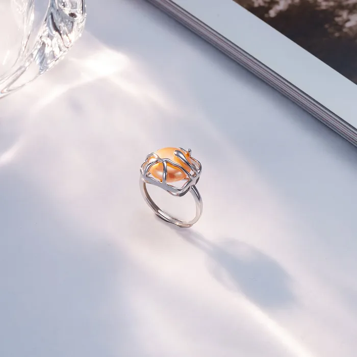 Pearly Lustre Freshwater Pearl Ring WR00233 Vista Rings