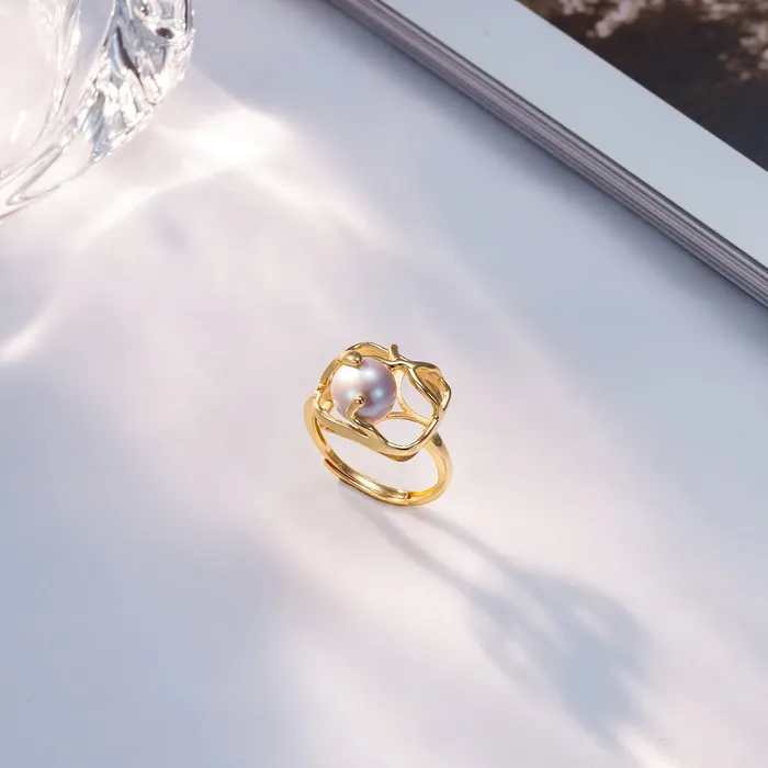 Pearly Lustre Freshwater Pearl Ring WR00233 Vista Rings