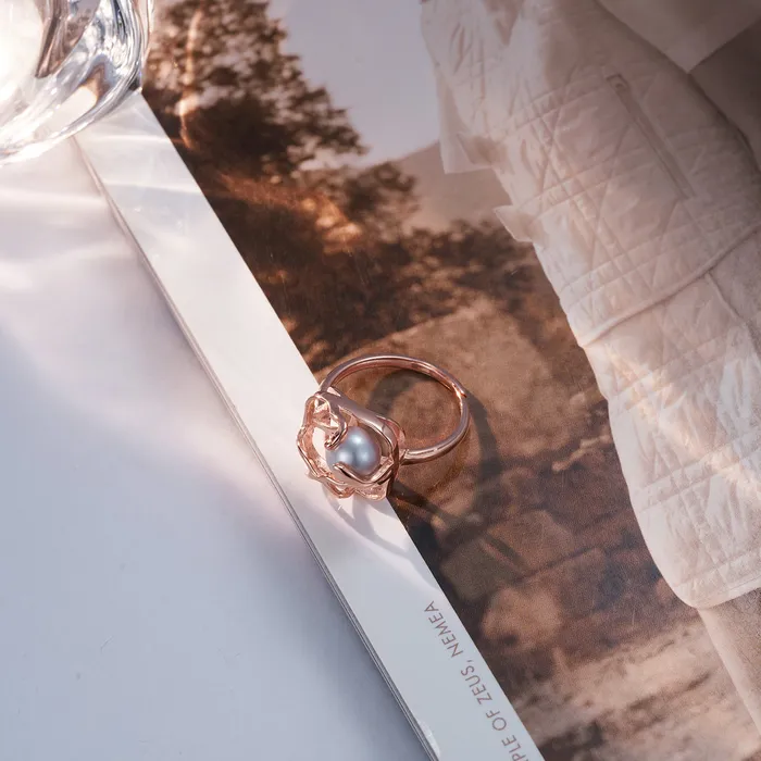 Pearly Lustre Freshwater Pearl Ring WR00233 Vista Rings
