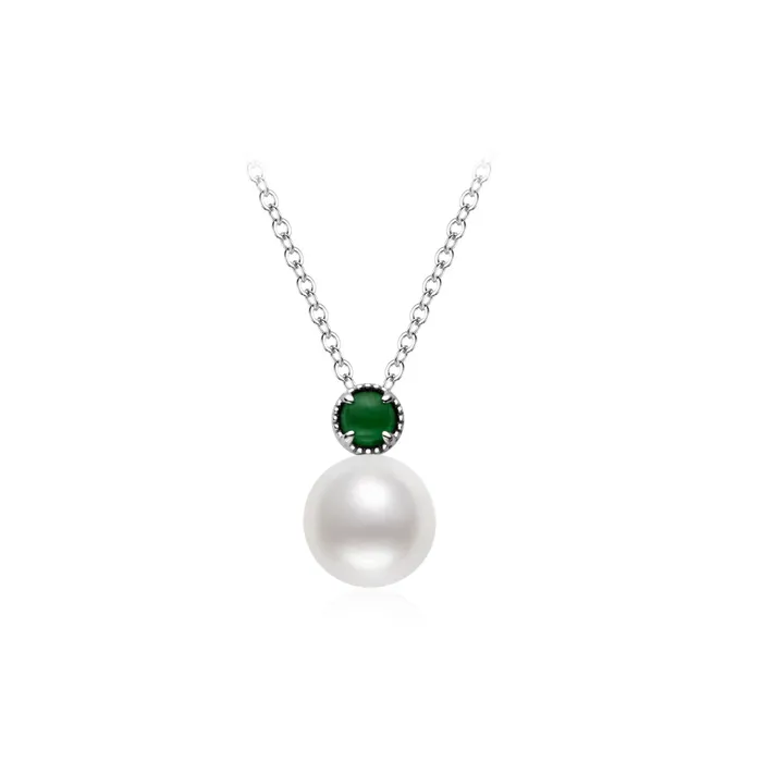 Pearly Lustre Necklaces 18K Solid Gold Top Grade Freshwater Pearl Necklace KN00261 Pearly Lustre Necklaces 18K Solid Gold Top Grade Freshwater Pearl Necklace KN00261