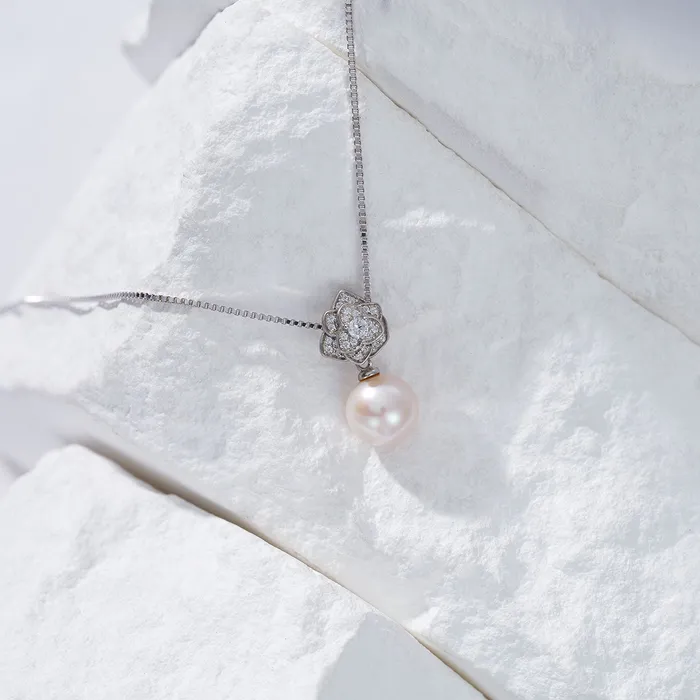 Pearly Lustre Necklaces Elegant Freshwater Pearl Necklace WN00419 GARDENS