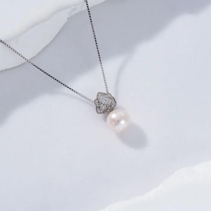 Pearly Lustre Necklaces Elegant Freshwater Pearl Necklace WN00419 GARDENS