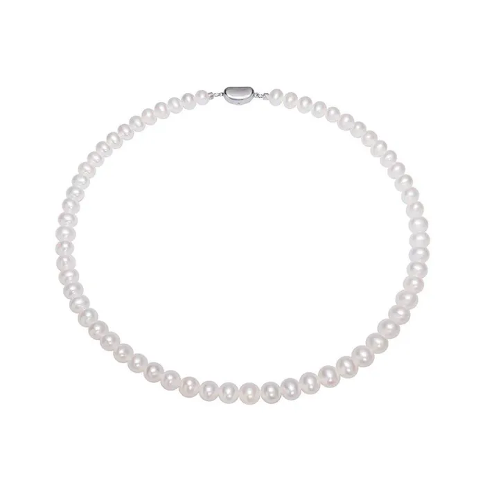 Pearly Lustre Necklaces Top Lustre White Freshwater Pearl Necklace WN00192